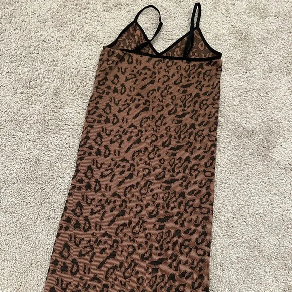 Fashion Nova Avery Leopard Seamless Mini Dress - Leopard - Picture 7 of 8